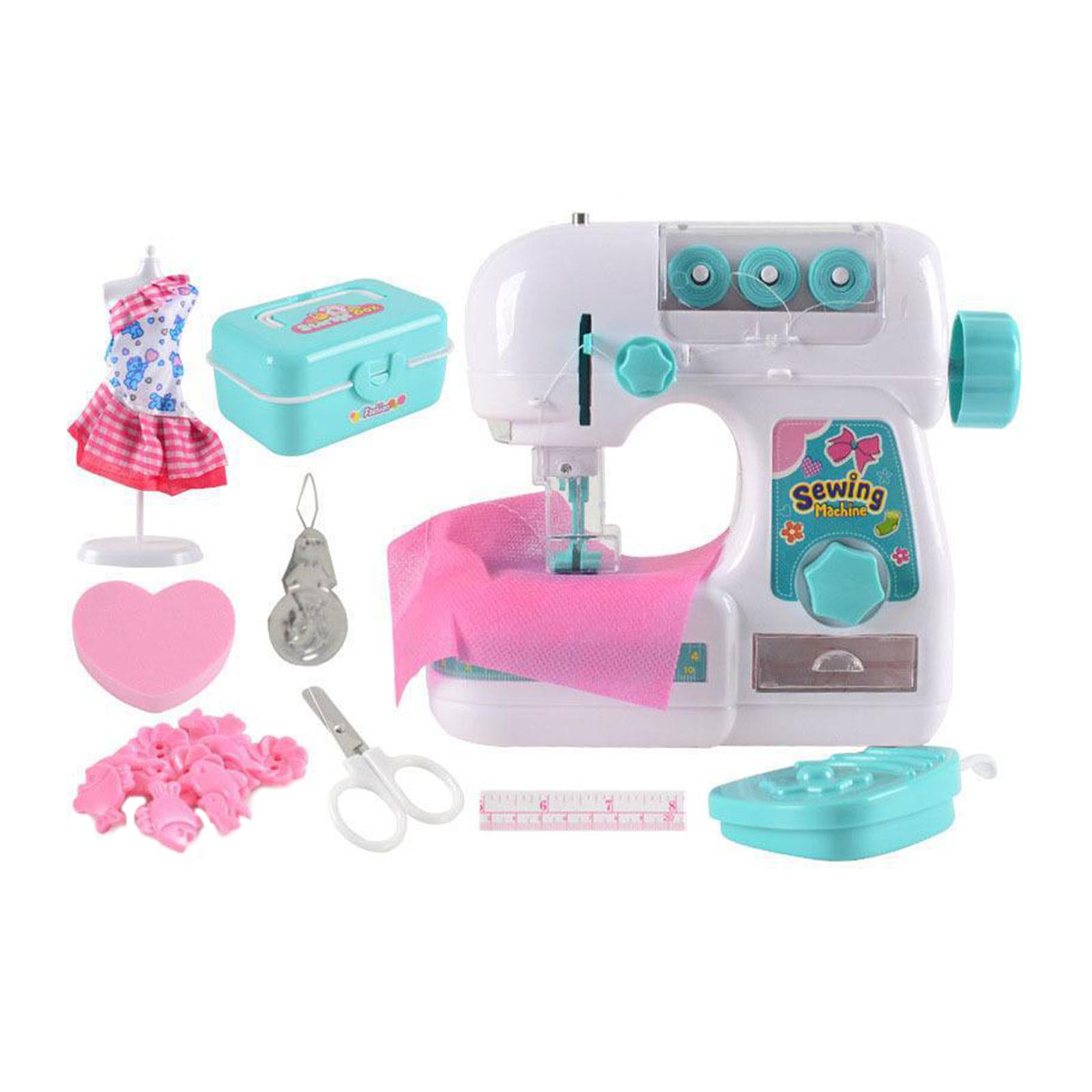 Electric Sewing Machine Toy Development Toys for Children Girl Gift Mini Children Pretend Play Sewing Machine Toys
