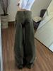 Damen Jeans 2026 Frühling Militärgrün Cargo Micro-Flare