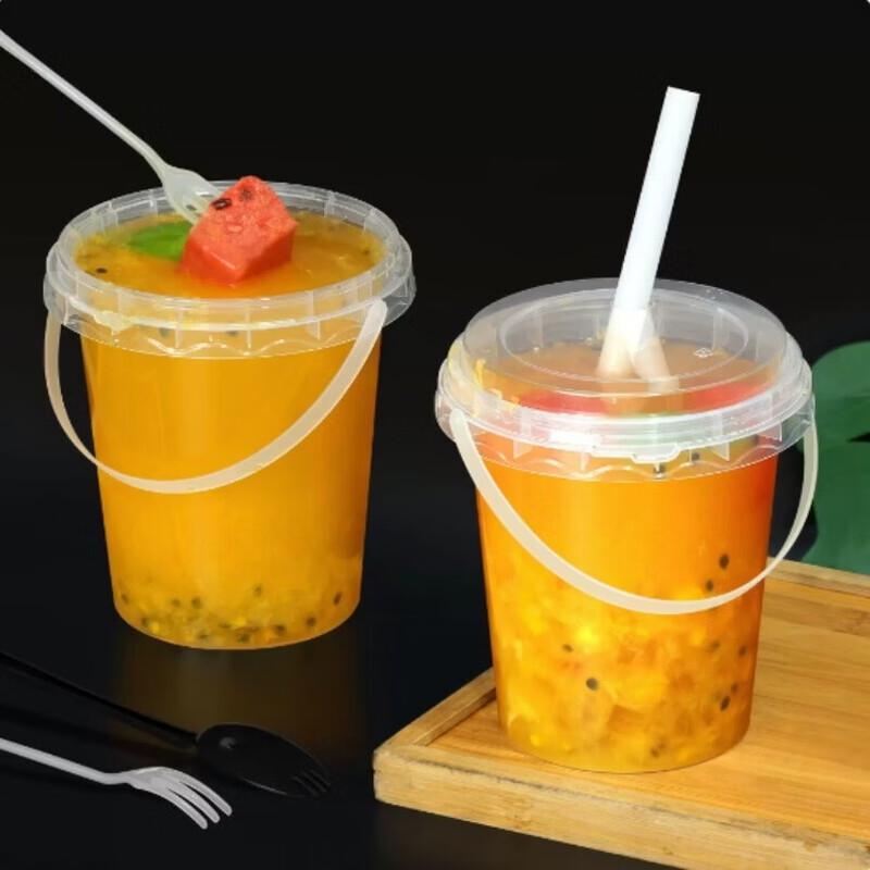Mubaisen 1000ml Portable Beverage Bucket Cups