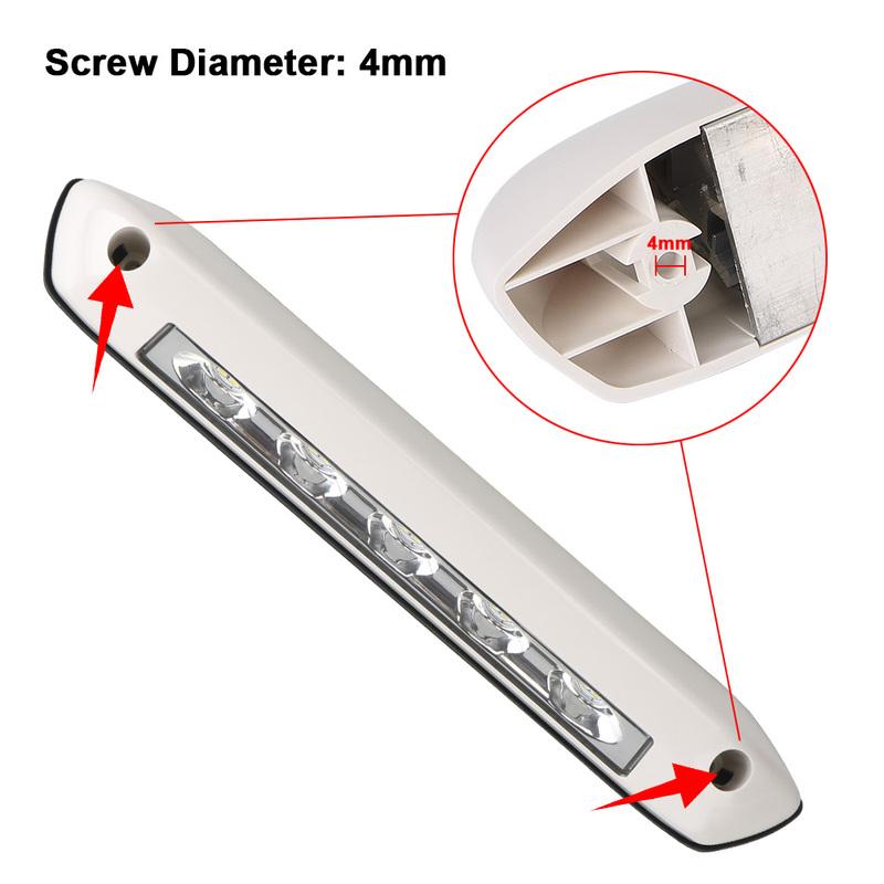 LED Awning Porch Light RV Van Trailer Exterior Lamp 12V/24V Caravan Interior Wall Lamps