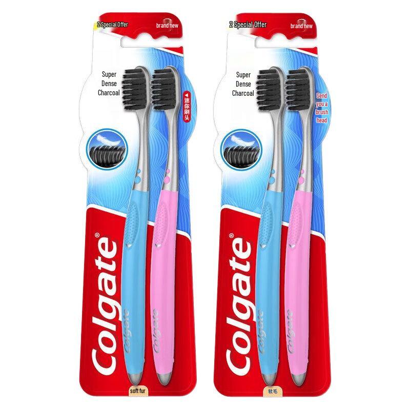 Colgate Mini Head Charcoal Soft Toothbrush