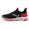 Wave Rider Neo 1 Lace-Up Fabric Synthetic Leather Slip-Resistant Durable Breathable Low-Top Running Shoes Women Sneaker Black Red J1GD207802