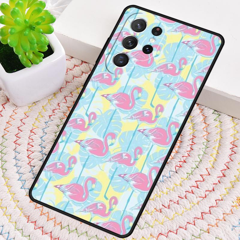 Flamingo Soft Phone Case for Samsung Galaxy Note 10 Pro S26 Ultra S23 S24 FE S25 S21 S22 PLUS Shockproof Cove