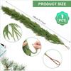 Green Christmas Garland for Xmas Norfolk Pine Garland Artificial Greenery Garlands for Table Wall Indoor Outdoor Christmas Decor
