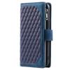 Style 005 For Honor 200 Lite Case Zipper Wallet Grid Leather Phone Cover