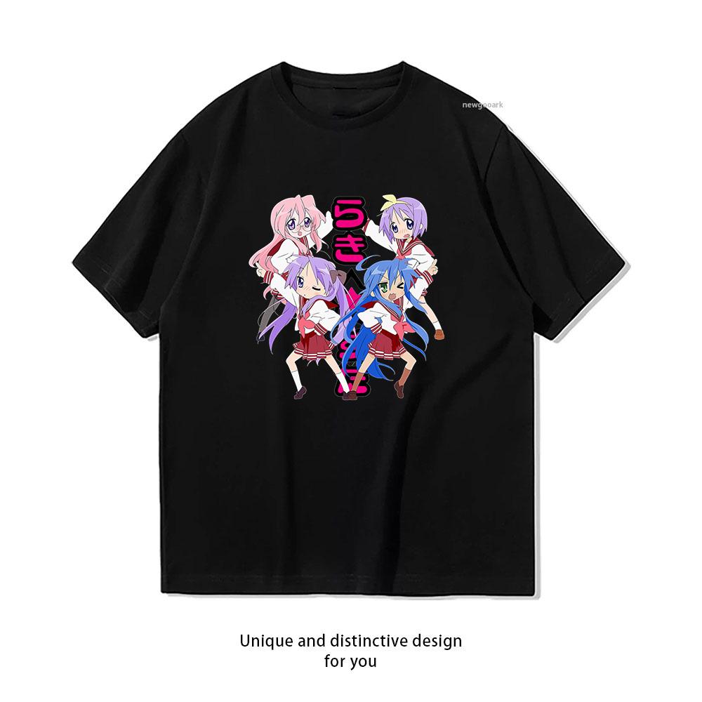 Lucky Star Essential Shirt Unisex Unisex Summer Oneck Breathable Graphic T Shirts Casual Simple S3XL Streetwear Creative Tops