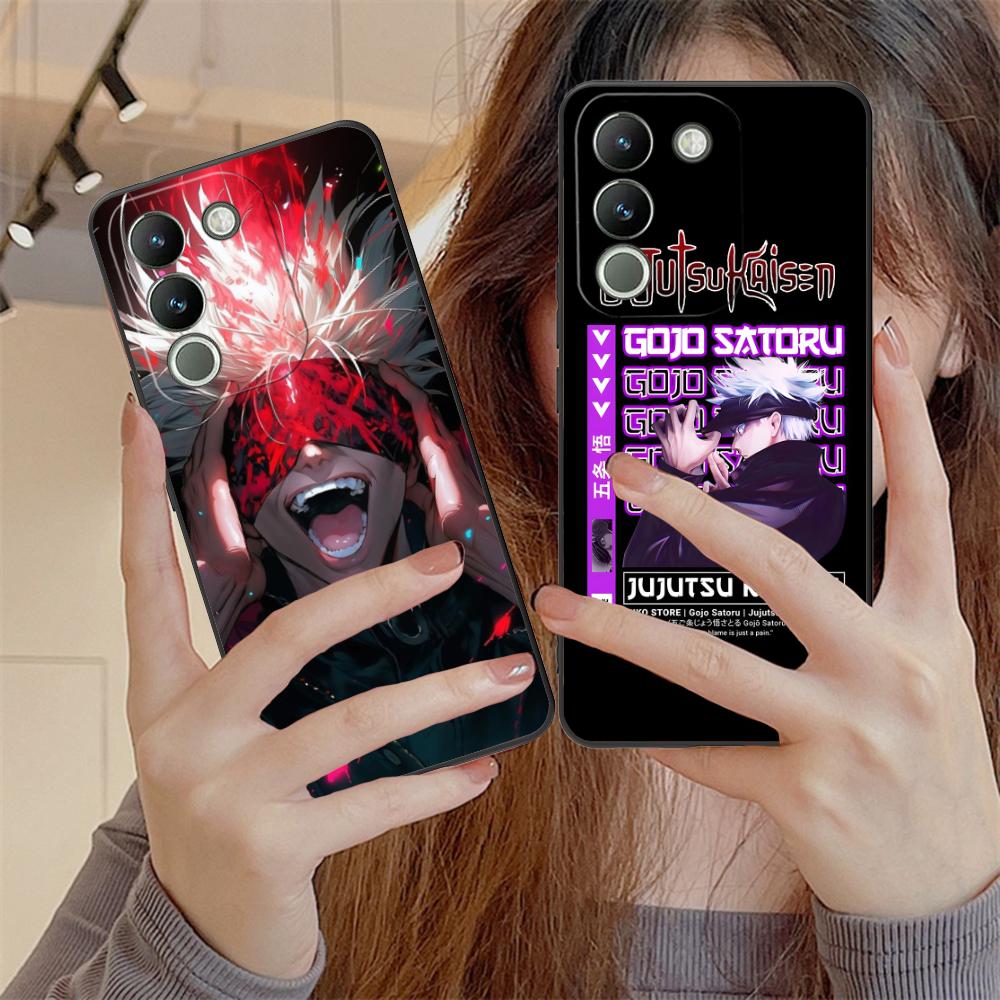 Jujutsu Kaisen Satoru Gojo Phone Case for VIVO V60 V50 V40 V30 V29 V27 V25 V23 Pro Lite 5G Colorful Printing Cover Cover Pretty