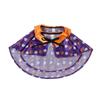 Pumpkin/Ghost Cat Wizard Hat Cloak Set Adjustable Halloween Cat Cape  for Dogs Cats