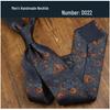 Men's 8CM Retro Burgundy Polyester Silk Tie - Business & Formal Suit Accessory