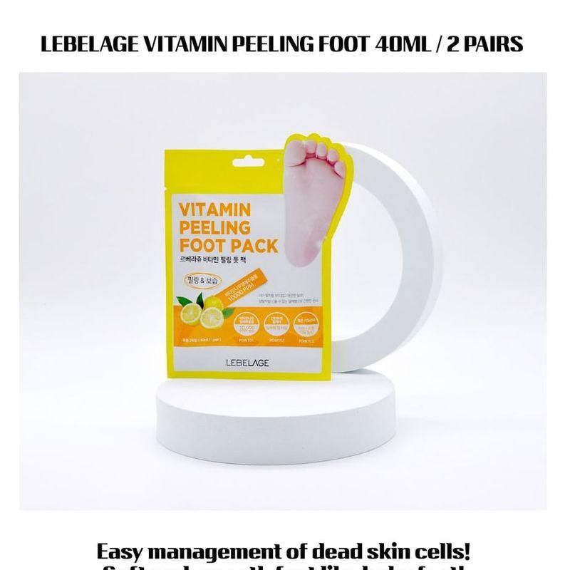 LEBELAGE - Vitamin Peeling Foot Pack