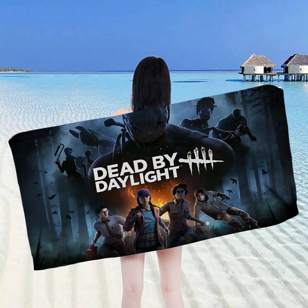 D-Dead B-By-Day Game Microfiber Blanket Quick Drying Beach Towels Oversized Printing Super Absorbent Pool Towel Blanket