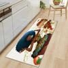 African Women'S Theme Carpet Long Floor Mat Doormat