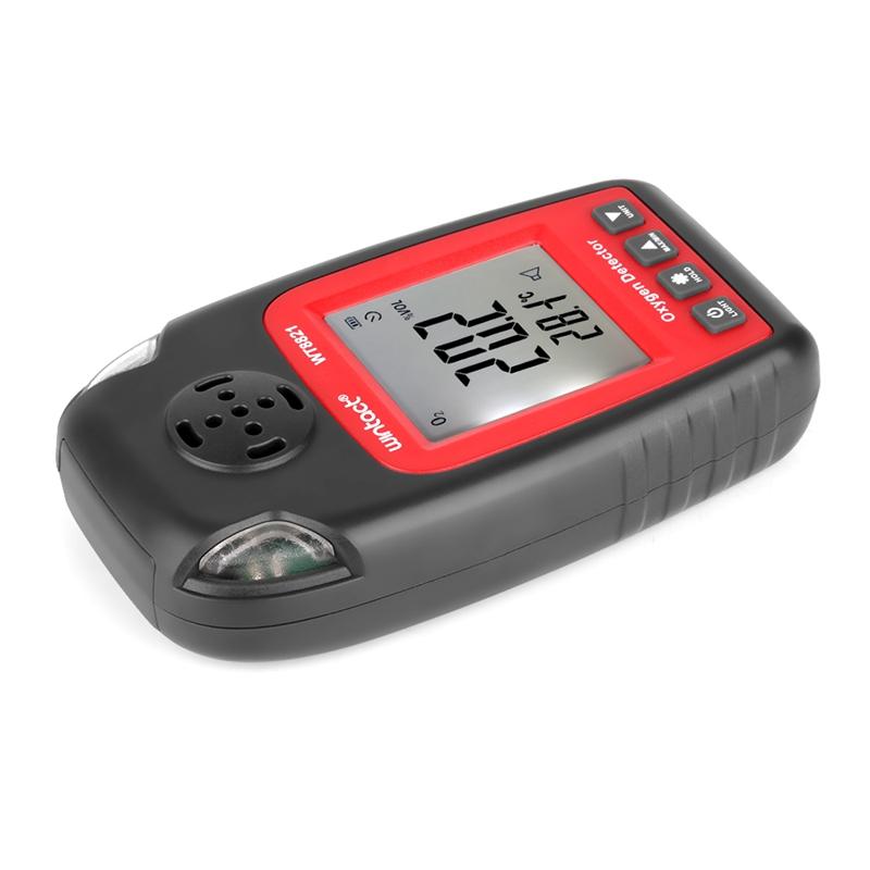 Detector Portabil Nou de Oxigen Afișaj LCD Mini Auto Monitor de Temperatură Gaz O2 Analizor Gaz Oxigen Alarmă Sonoră Indicator Buzzer Contor Calitate Aer