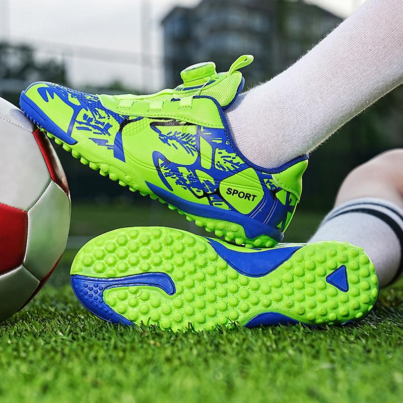 Foreign trade children's football shoes men's and women's sports football shoes broken nails primary school students football game training shoes