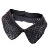 Eugen Garn Bestickter Schwarz-Weißer Falscher Kragen Spitzenkragen Hemdkragen Damen Vielseitiger Pullover Perlenbesetzter Dekorativer Kragen