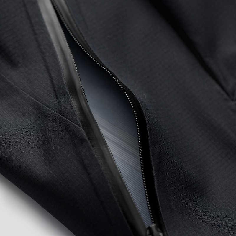 Salomon Windproof Waterproof Hard Shell Jacket With Hood Unisex Jackets Deep-Black C23743