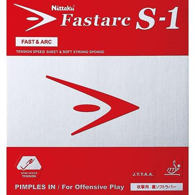 Nittaku Table Tennis Back Soft Rubber Fastaku Tension Series Red Extra Thick S-1 NR-8703
