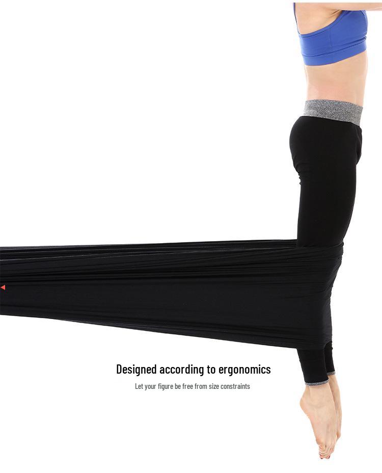 Aerial Yoga Hammock with 6 Handles - Non-Elastic Nylon for Studio Inversion Fitness