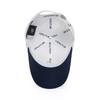 VERUTUM J Initial Two-Tone Ball Cap White Navy