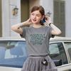 Women's Letter Print Short Sleeve T-Shirt