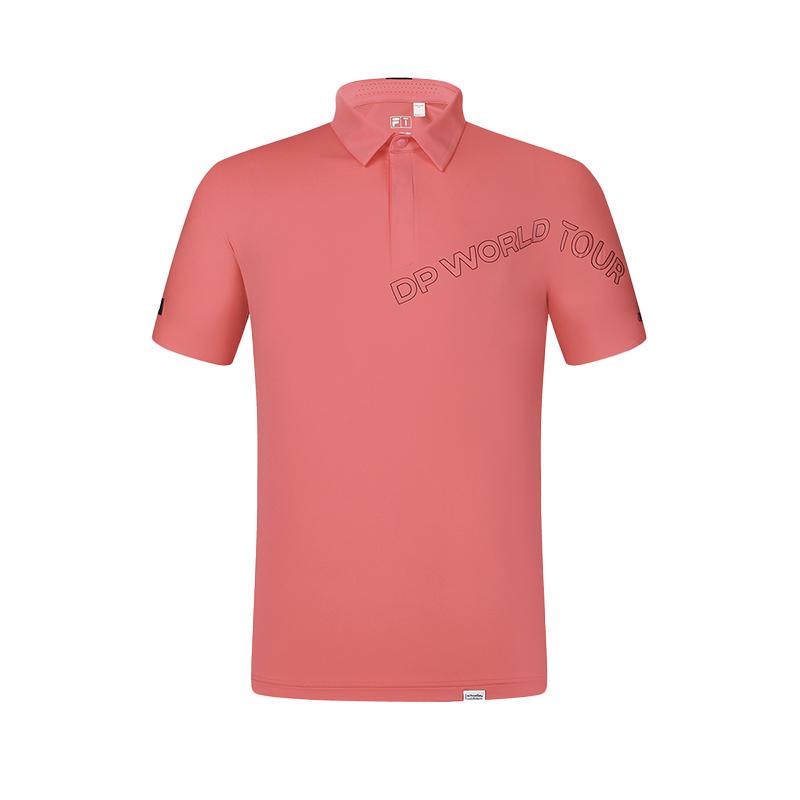 

New FILA Golf Series Polo Shirt Men s Dibari Red A11M425127FPC 175/96A/L