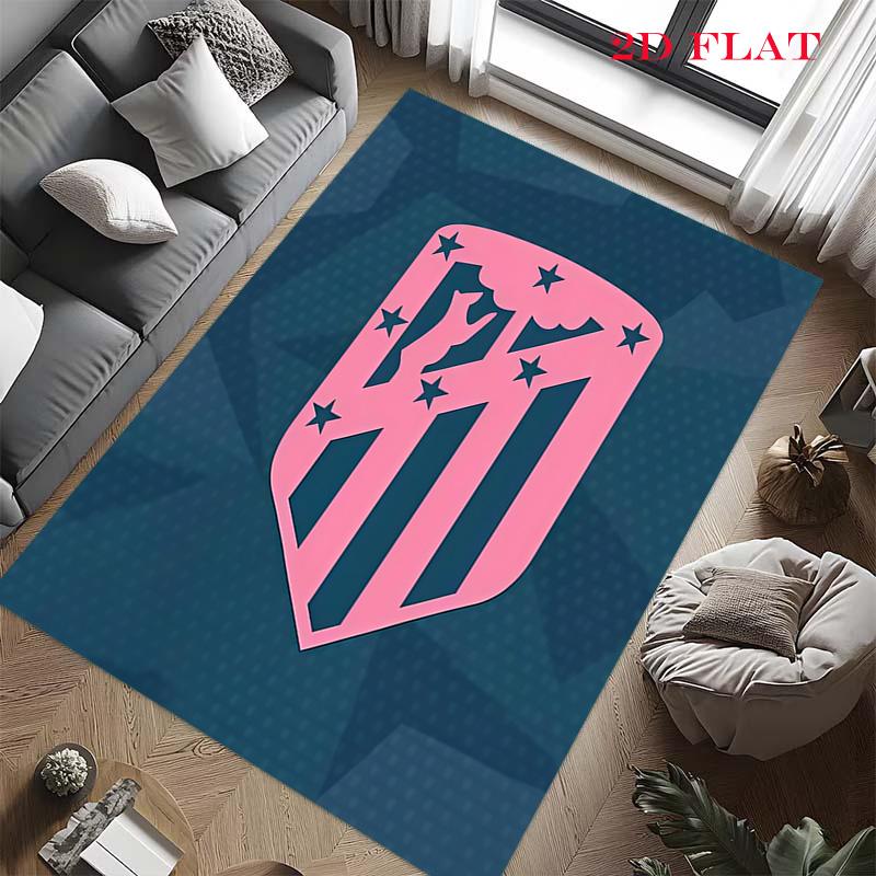 Atleti Carpet Rug for Living Room Bedroom Home Sofa Decoration,Kids play Nonslip Floor Mat