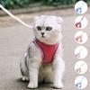 Anti-leak Dog Leash Adjustable Vest Harness Soft Cat Collar Cat Harness Pets Vest Cat Accessories