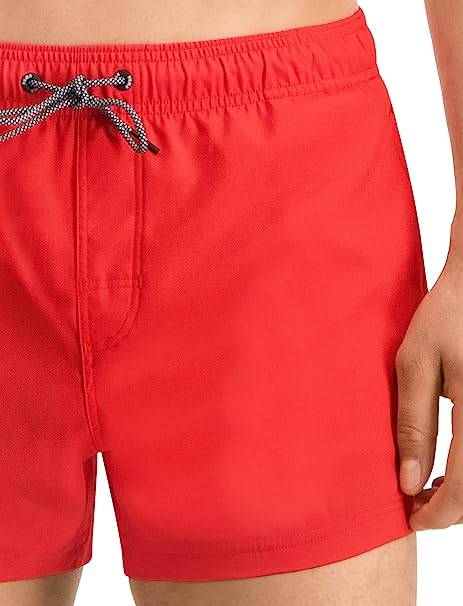 Spodenki plażowe męskie kąpielowe Puma Swim Men Short Length Swim Shorts 1P czerwone (907658-02)