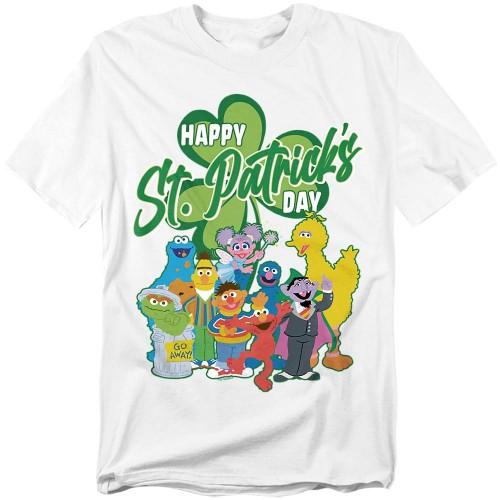 Sesame Street Unisex Adult Big Bird St Patricks Day T-Shirt