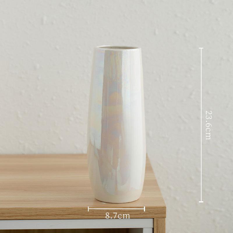 Creative Ceramic Electroplated Colorful Ceramic Arm Vase Modern Art Abstract Arm Ceramic Floral Vase Flower Arrangement Ornament