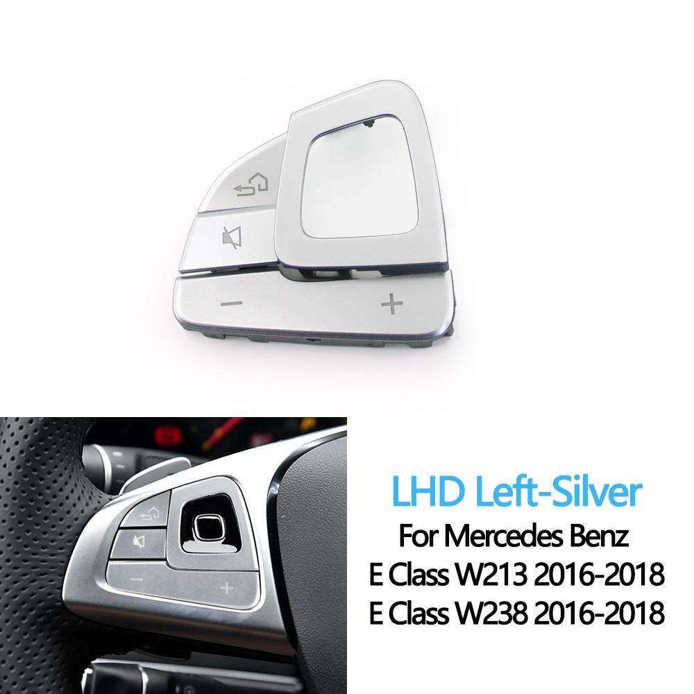 Multifunktions-Lenkrad-Schalter-Knopfabdeckung Links Rechts Lautstärkeregelung für Mercedes Benz E-Klasse W213 Limousine W238 Coupe