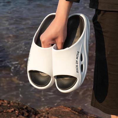 Hochwertige Atmungsaktive Herren Sommer Hausschuhe: Dicksohlig, Rutschfest, Modisch für Drinnen/Draußen und Paare.