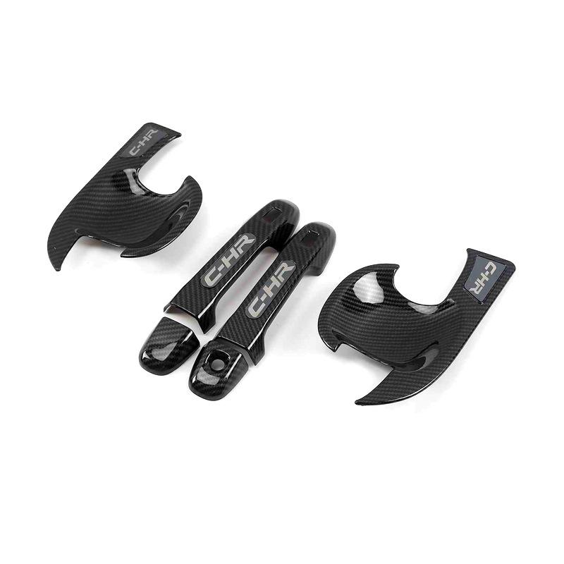 Toyota CHR/IZOA 18-21 Ochranná lišta proti poškrábání kliky dveří a samolepka do misky