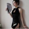 Sex underwear backless cheongsam nightclub teasing small breasts passion suit sexy classical sexy temptation stockings