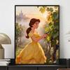 Disney diamond painting kit Belle in vineyard for living room bedroom study and other interior space decoration