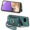 For Google Pixel 9a Retro PU Leather Back Cover with RFID Blocking Card Holder