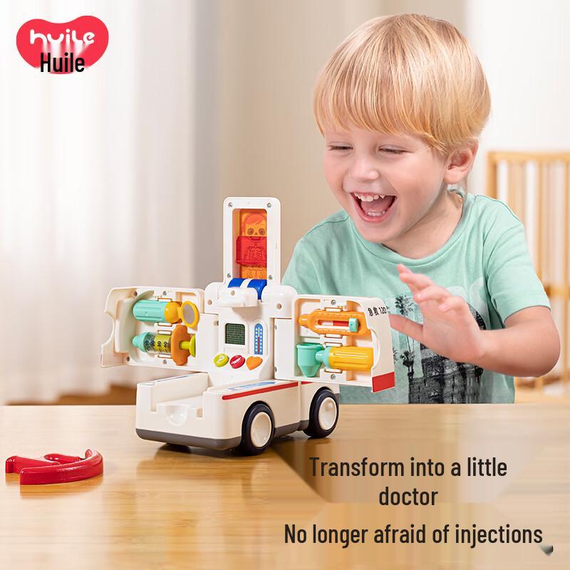 Huile Early Education Ambulance Toy