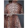 Loose Literary Big Size Fashion Leopard Print Mid-length Temperament Casual Dresses