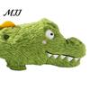 Interactive Squeaky Crocodile Chew Toy Plush Dog Toy, Stuffed Tug of War Game for Puppy Teething, Small Medium Dogs Anxiety Relief Durable Toys