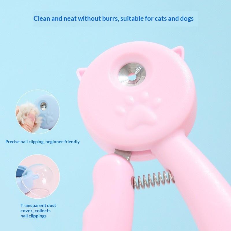 1/2Pcs Pets Professional Cat Nail Clippers Anti-Splashing Dog And Cat Nail Clippers Pet Nail Grooming Clippers Trimmer Supplies