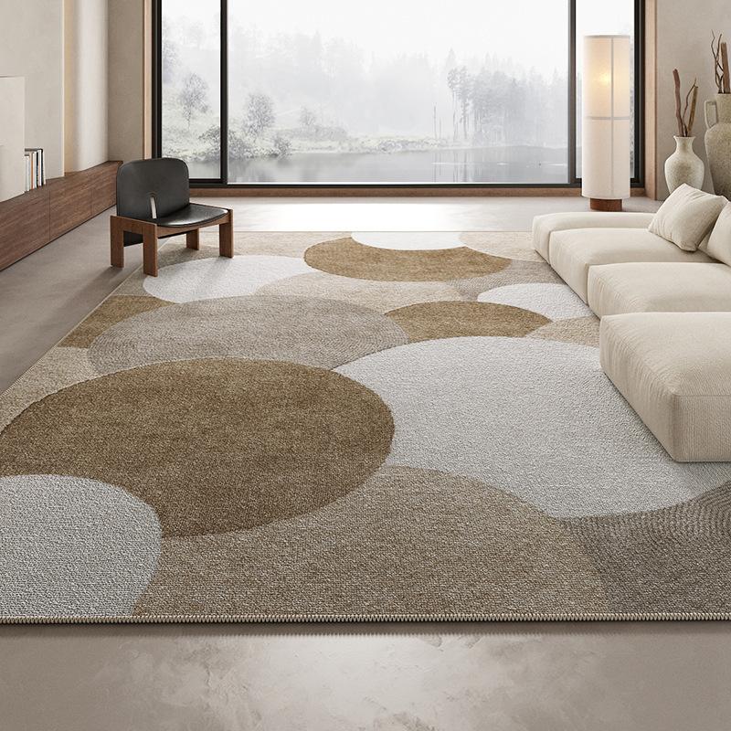 Einfacher Wohnzimmerteppich Leichter Luxus Premium-Gefühl Rutschfeste Fußmatte Großes Sofa Couchtisch Decke Heimdekoration