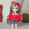 with Headwear High-end Dress Up 4 Styles Jeans Pants Suit Best Gifts  16~17cm Doll/1/8 BJD Doll