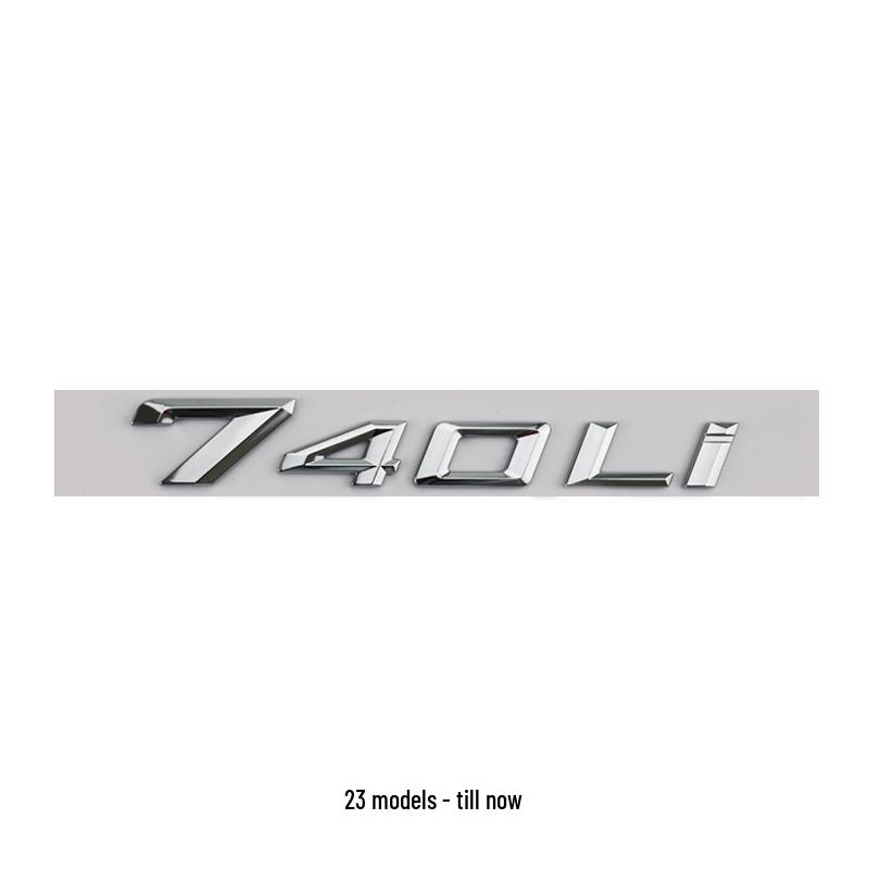 BMW 7er Modell 23 Heckemblem Aufkleber (740Li, 730Li, 750Li, 760Li)