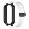 For Xiaomi Smart Band 9 Active/Redmi Band 3 Silicone Watch Band Magnetic Folding Buckle Wrist Strap