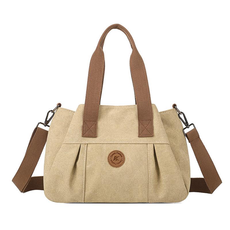 

Vintage Canvas Women s Bag Shoulder Bag Large Capacity Handbag Crossbody Bag for Mother