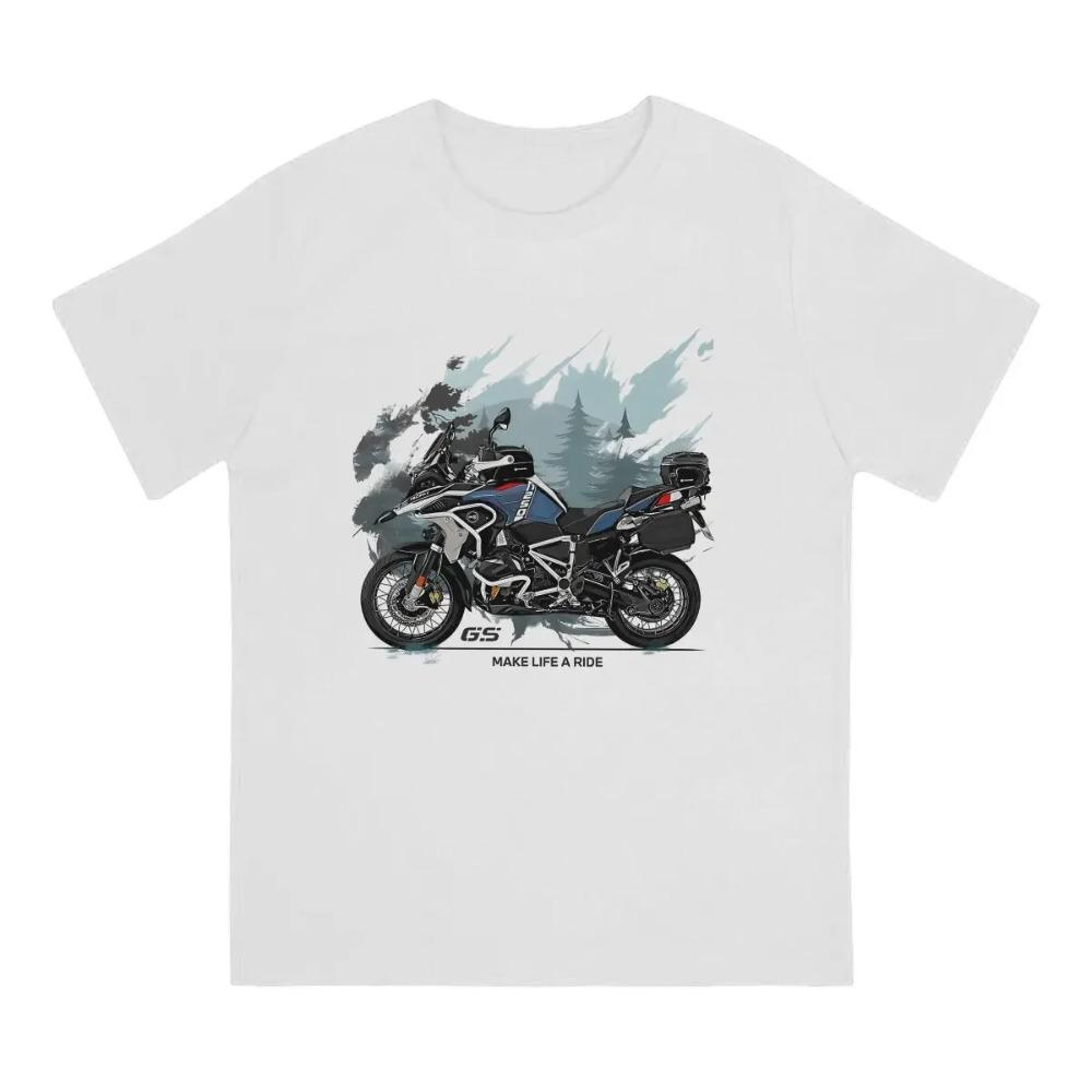Men's T-Shirt Motorcycle 1250 Crazy 100% Cotton Tees Short Sleeve T Shirt Crewneck Clothing Gift Idea