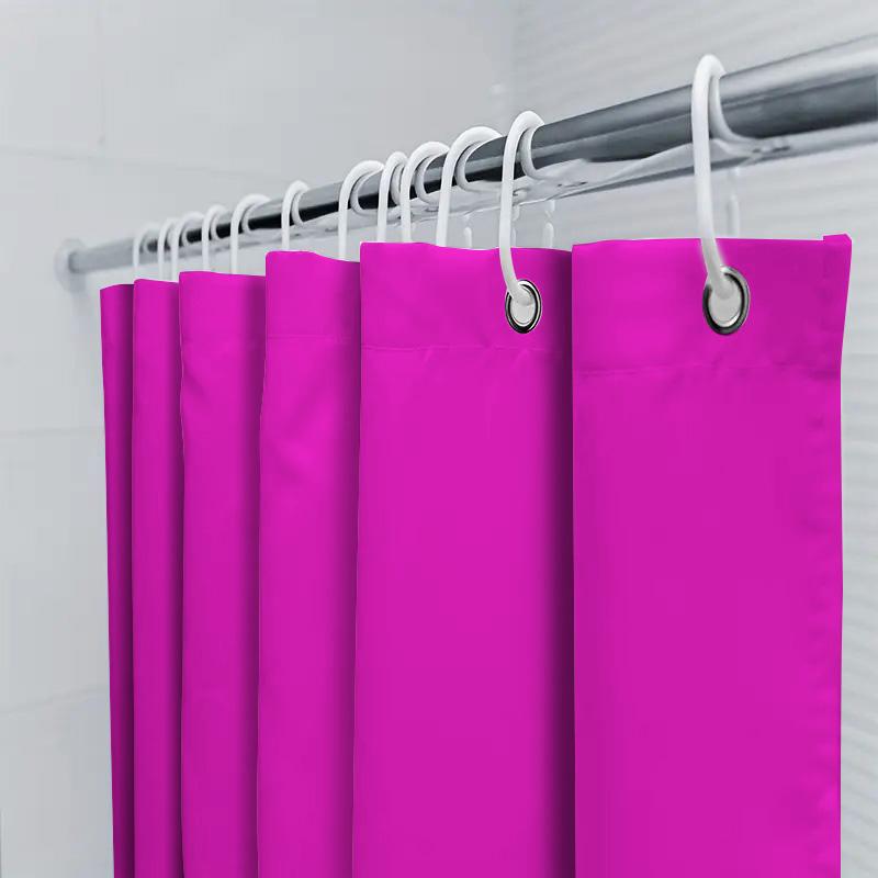 Tenda Doccia Rosa Vivace, Arredamento Moderno per la Casa, Tessuto Impermeabile per Bagno, 180X180Cm, Schizzo di Colore Audace Nuovi Arrivi in Accessori per il Bagno