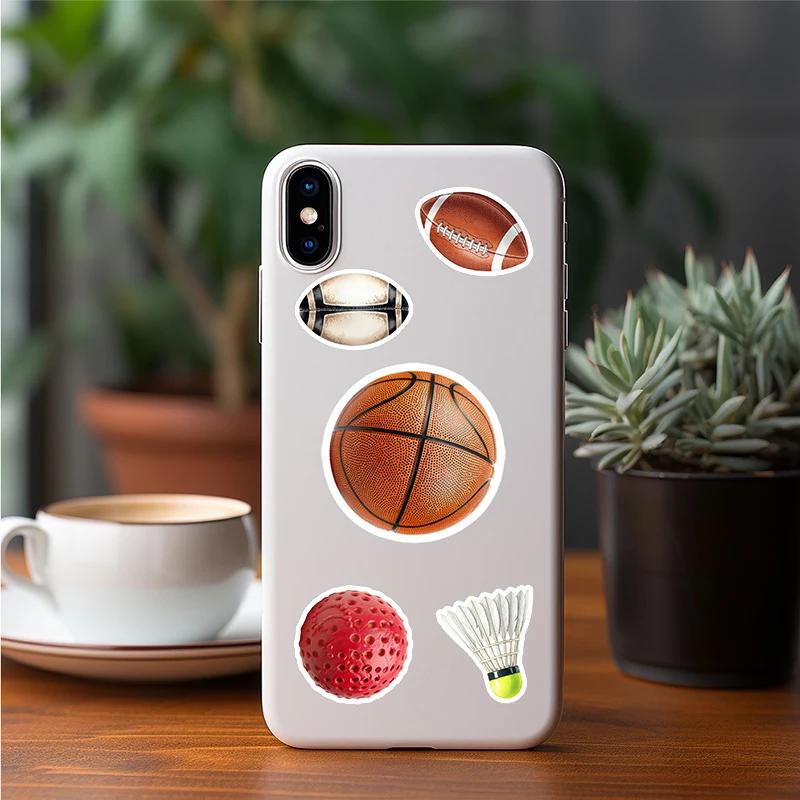 High-Standard-Quality 50Pcs High-Quality Mixed High-Quality Sports High-Quality Stickers Collection Kit - High-Quality Basketball High-Quality