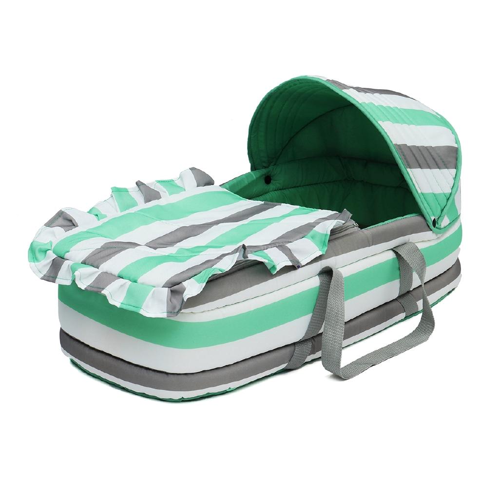 Babybett Babywiege für 0-8 Monate Korb Neugeborenes Reisebett Wiege Sicherheit Säuglingswiege Kinderbett