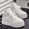 New Men's Classic Fashion High Top Thick Sole Skateboarding Shoes Comfortable Soft Sole Basketball  Sneakers